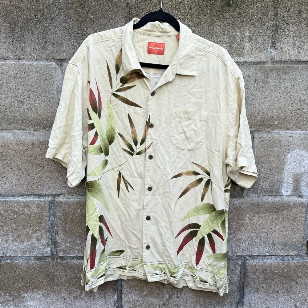 Tommy Bahama 100% Silk Tropical Shirt